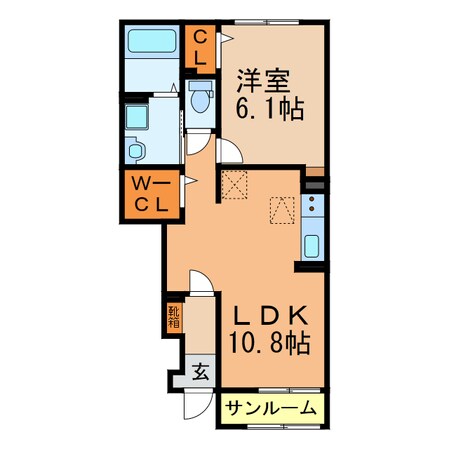 グランエスポワール青山の物件間取画像